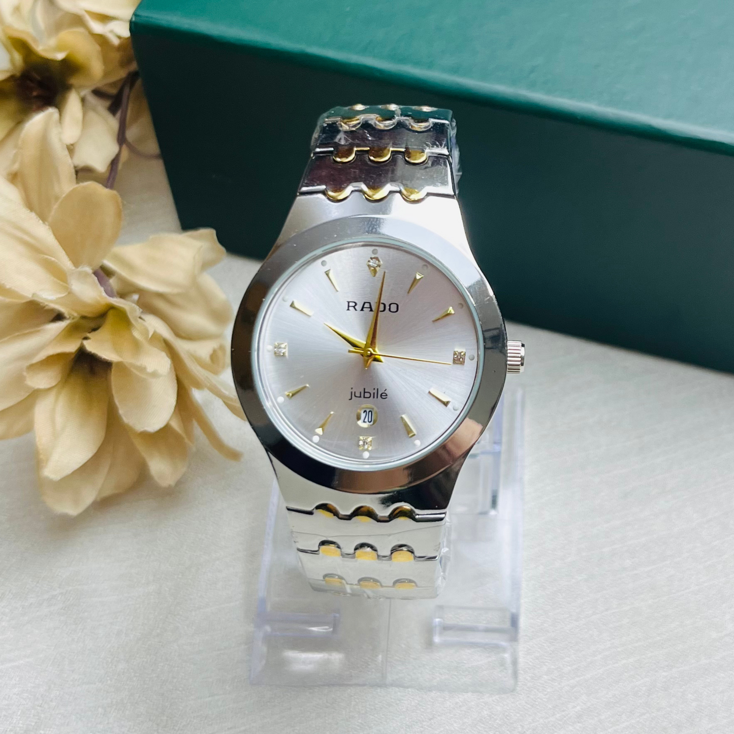 RADO couple watch jublie with white dial