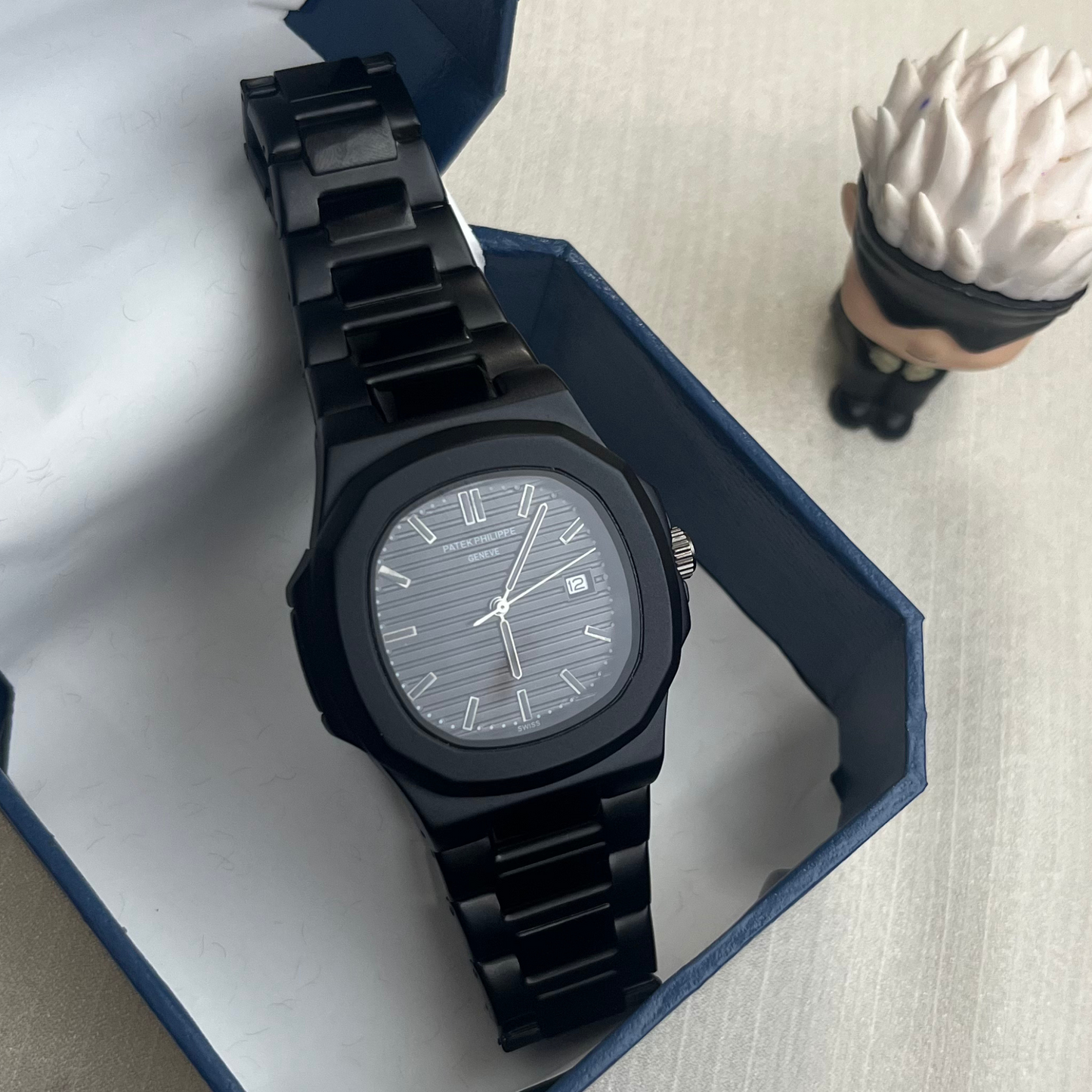 Black Patek Philippe Watch Full Black