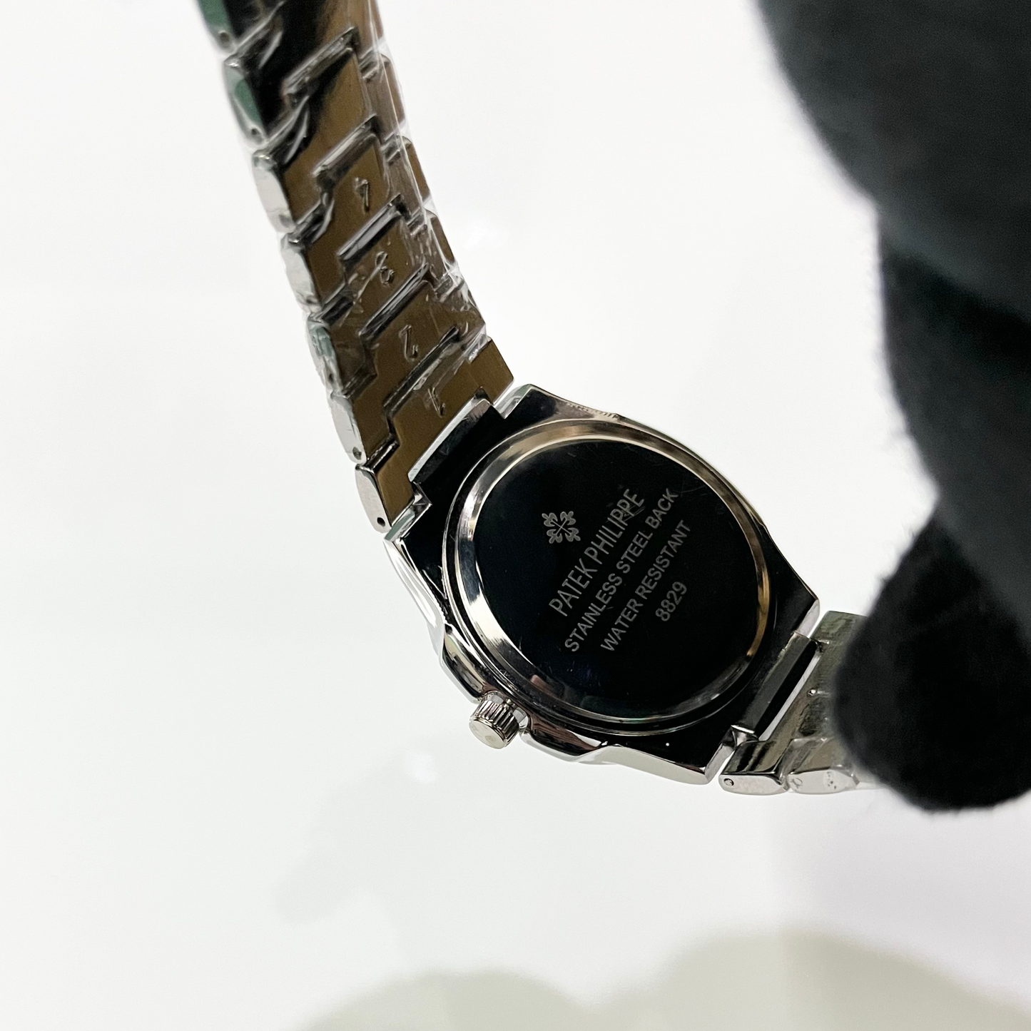 Patek Philippe Geneve Stone Silver-White Dial
