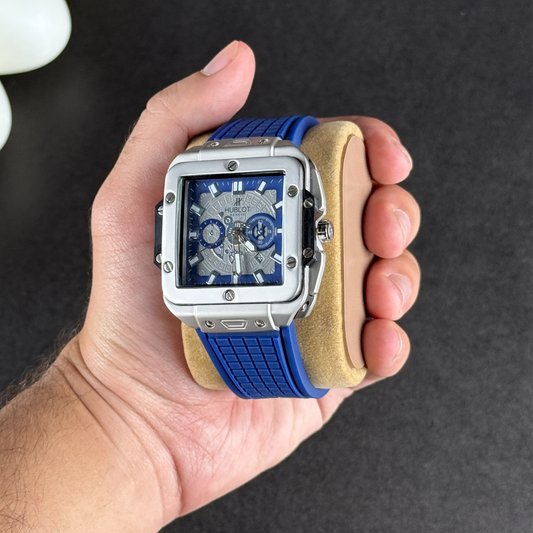 Hublot Square Bang Unico Titanium Blue 42MM