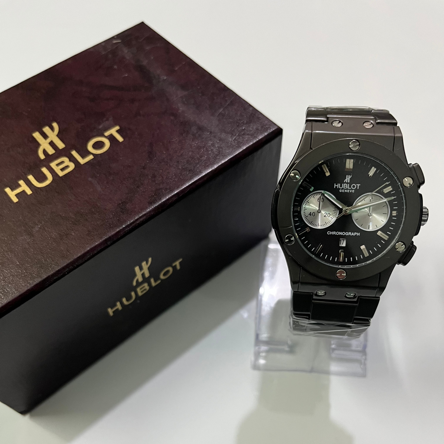 Hublot Classic Fusion Chronograph Silver-Black