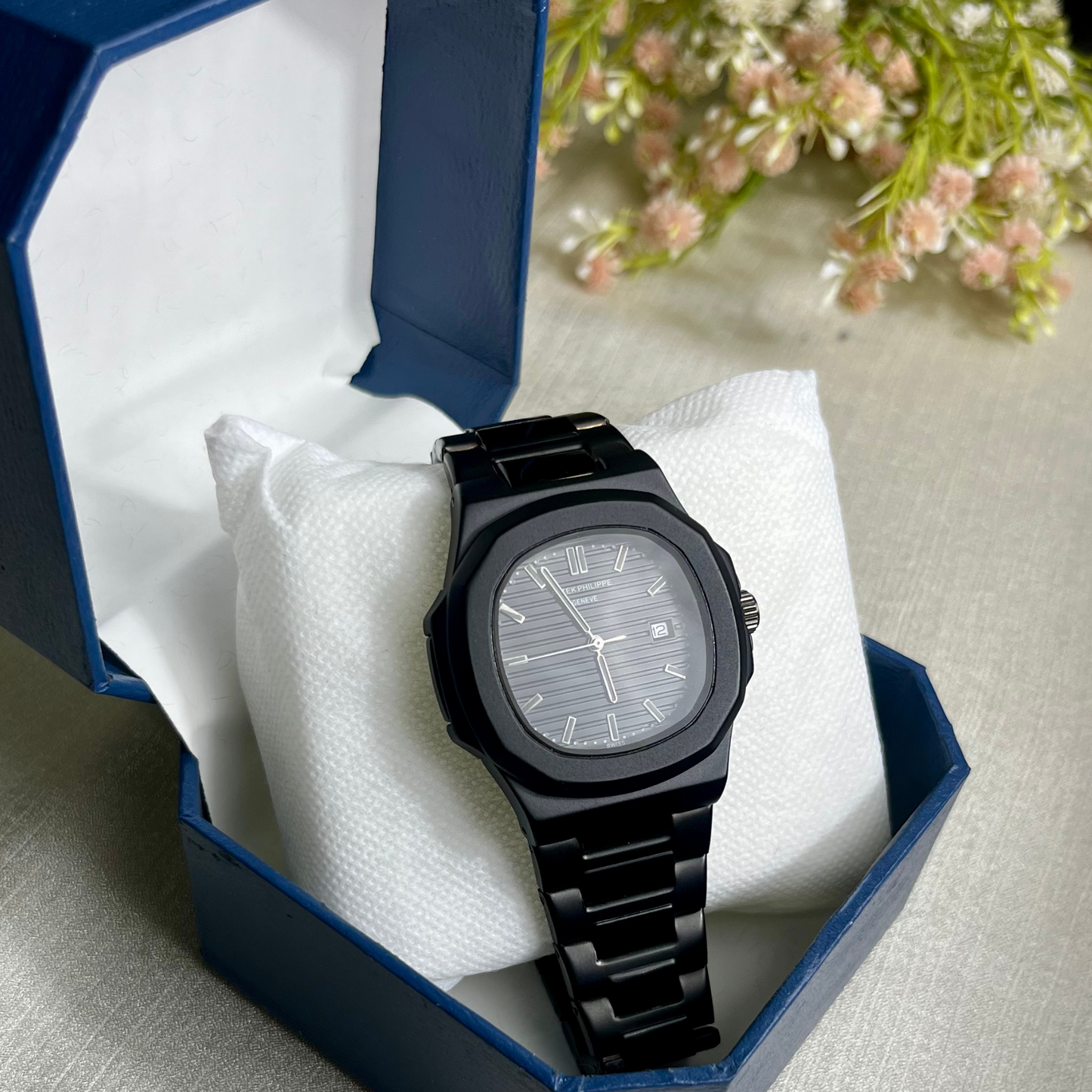 Black Patek Philippe Watch Full Black