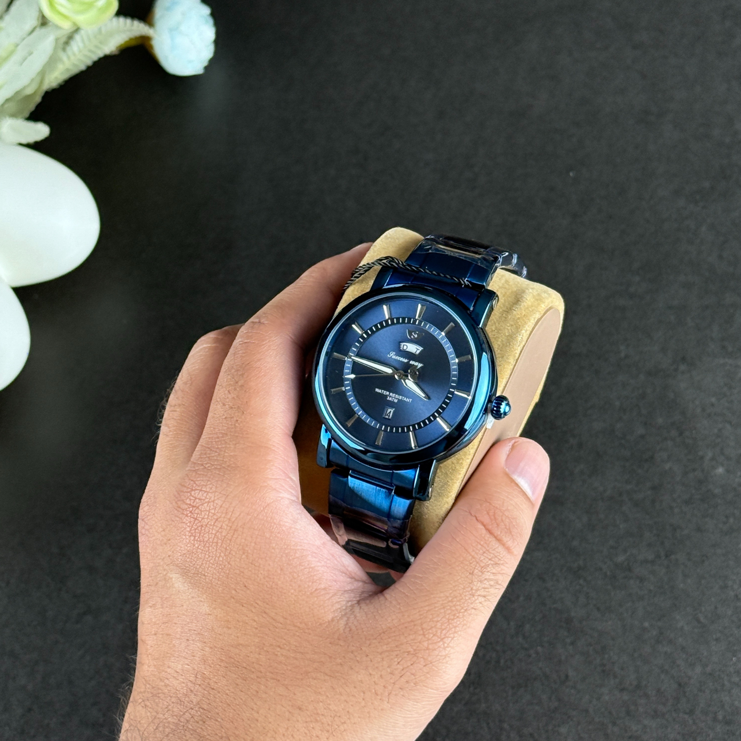 Success Way Quartz Watch-Deep Blue