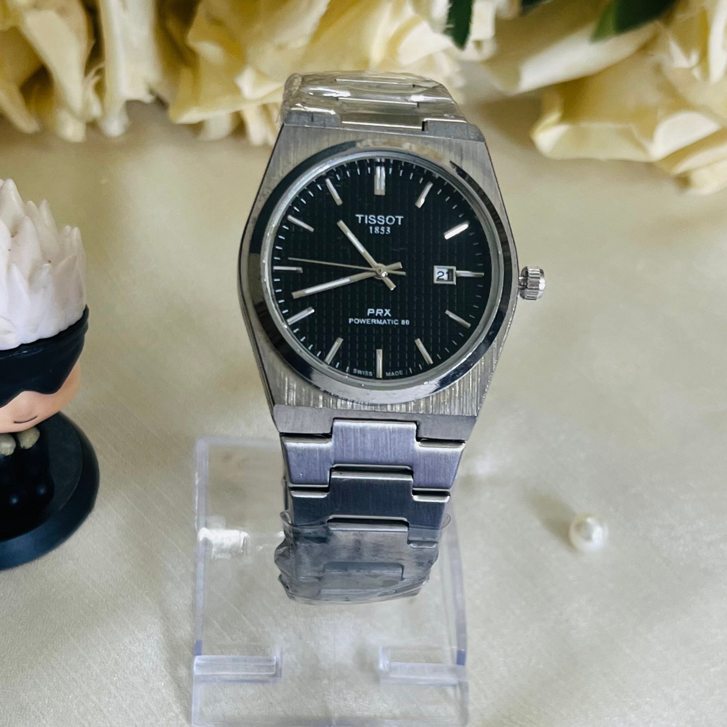 Tissot PRX 1853 - Silver Black