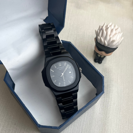 Black Patek Philippe Watch Full Black